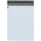Plymor Poly Mailer 2.25 Mil White / Gray Bag with Permanent Adhesive Closure and Perforated Tear Strip